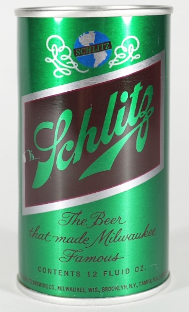 Schlitz Beer Test Can
