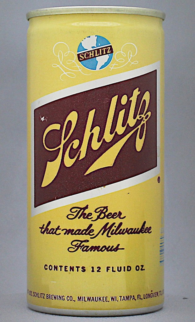 Schlitz Beer Test Can