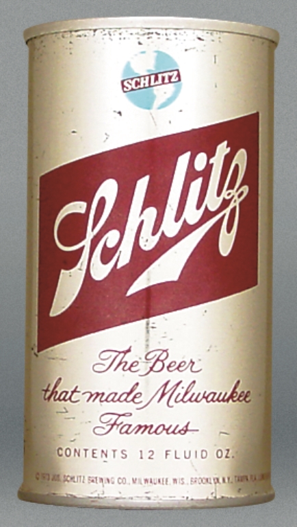 Schlitz Beer Test Can