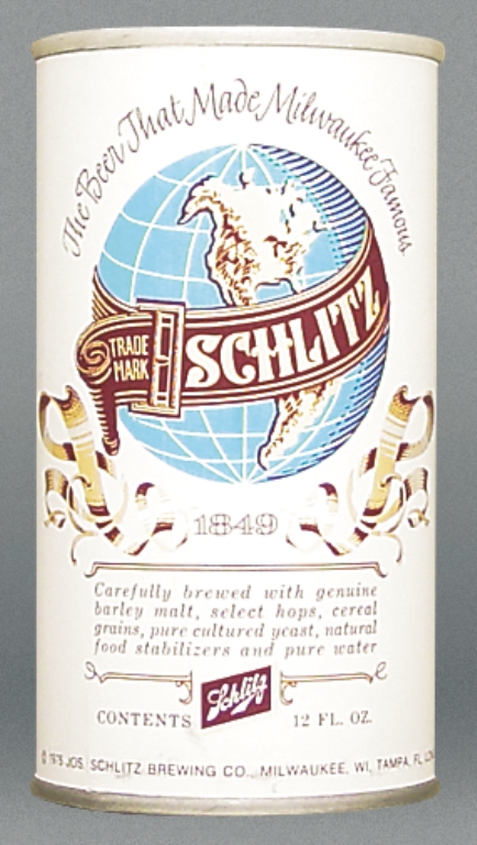 Schlitz Beer Test Can