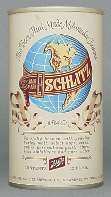 Schlitz Beer Test Can