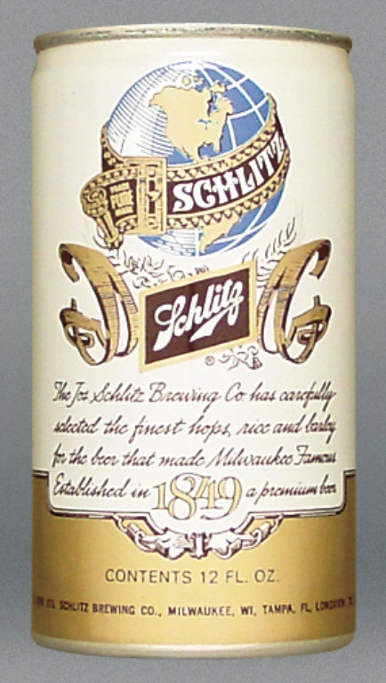 Schlitz Beer Test Can