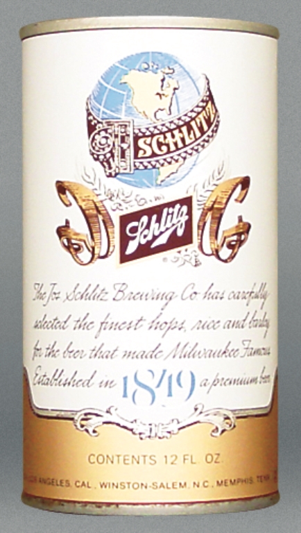 Schlitz Beer Test Can