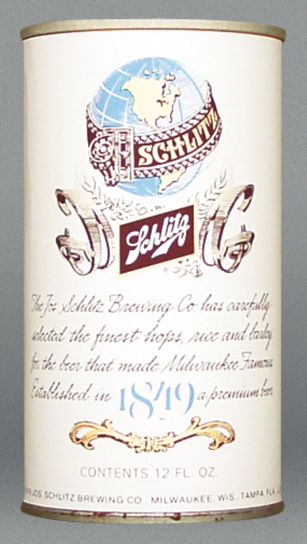 Schlitz Beer Test Can