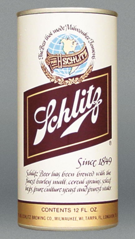 Schlitz Beer Test Can