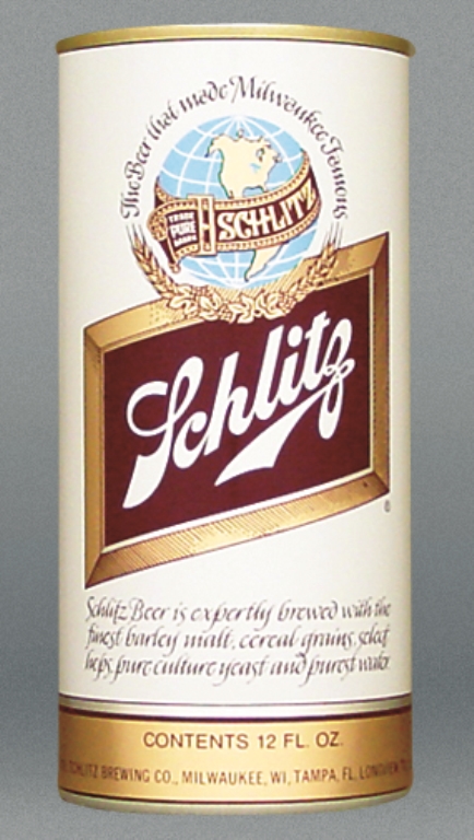 Schlitz Beer Test Can