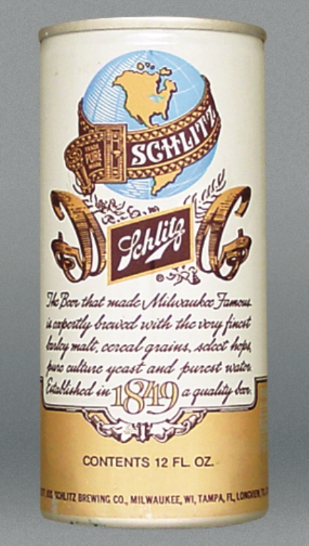Schlitz Beer Test Can