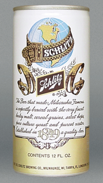 Schlitz Beer Test Can