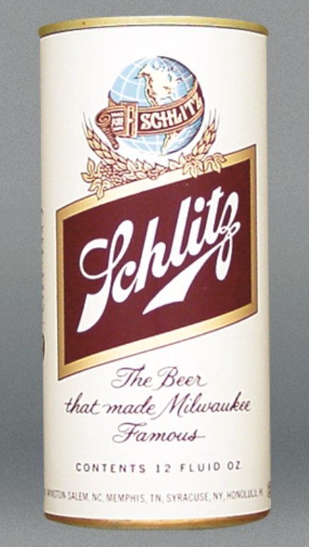 Schlitz Beer Test Can