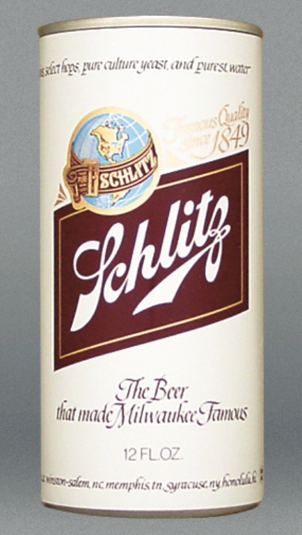 Schlitz Beer Test Can