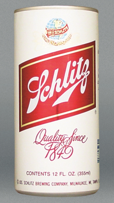 Schlitz Beer Test Can