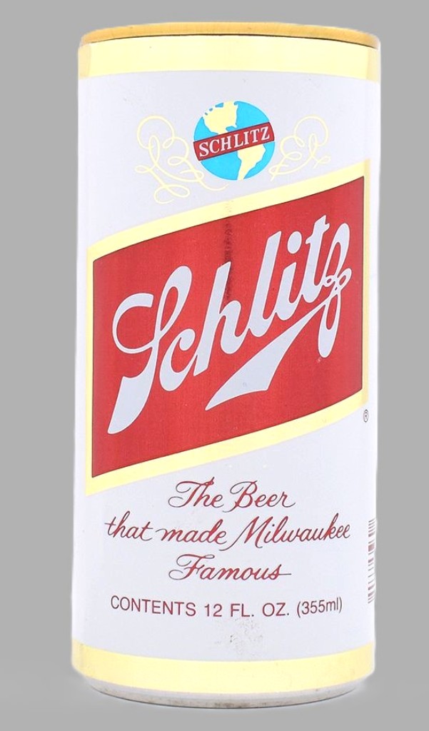 Schlitz Beer 12 Oz Stay Top Can