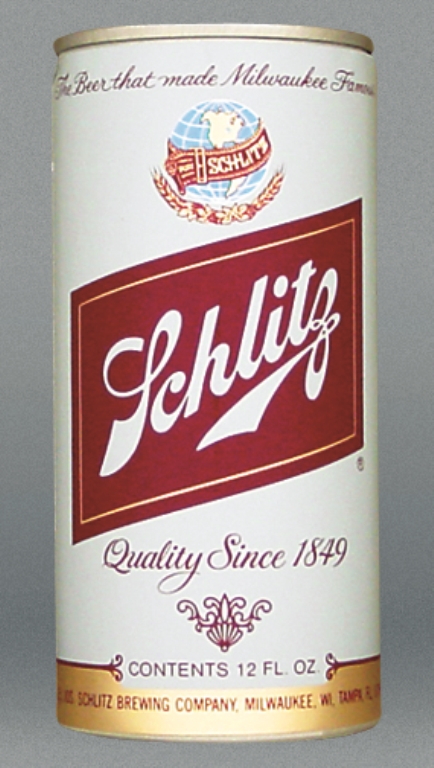 Schlitz Beer Test Can