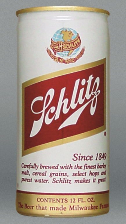 Schlitz Beer Test Can