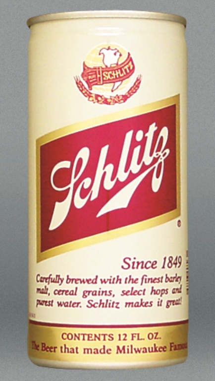 Schlitz Beer Test Can