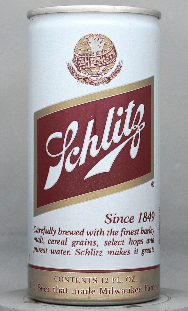 Schlitz Beer Test Can