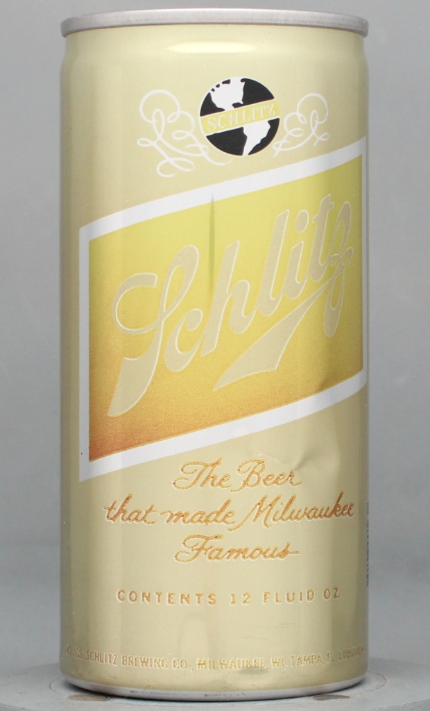 Schlitz Beer 12 Oz Tab Top Can