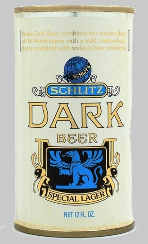 Schlitz Dark Beer Test Can