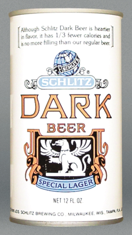 Schlitz Dark Beer Test Can