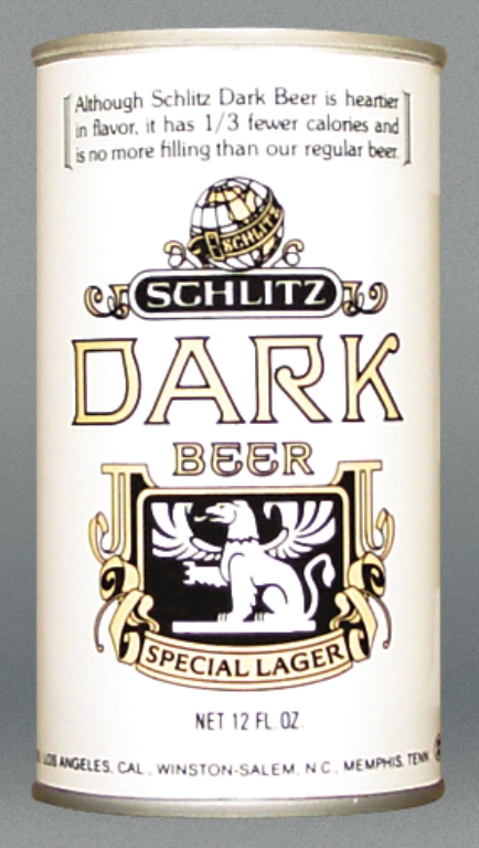 Schlitz Dark Beer Test Can