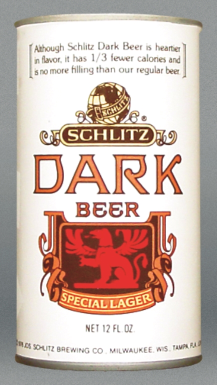 Schlitz Dark Beer Test Can