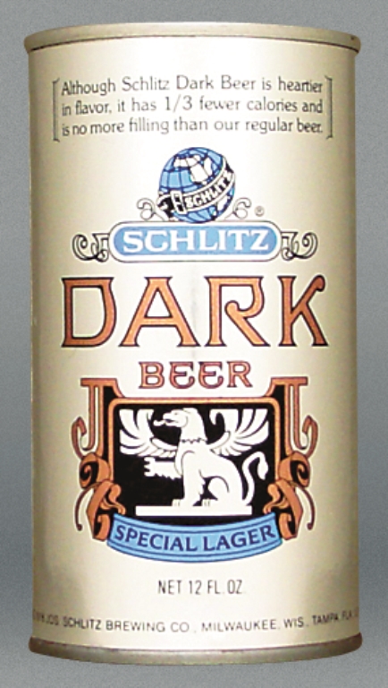 Schlitz Dark Beer Test Can