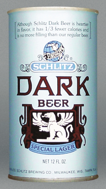 Schlitz Dark Beer Test Can