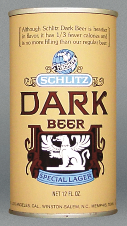 Schlitz Dark Beer Test Can
