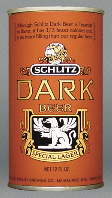 Schlitz Dark Beer Test Can