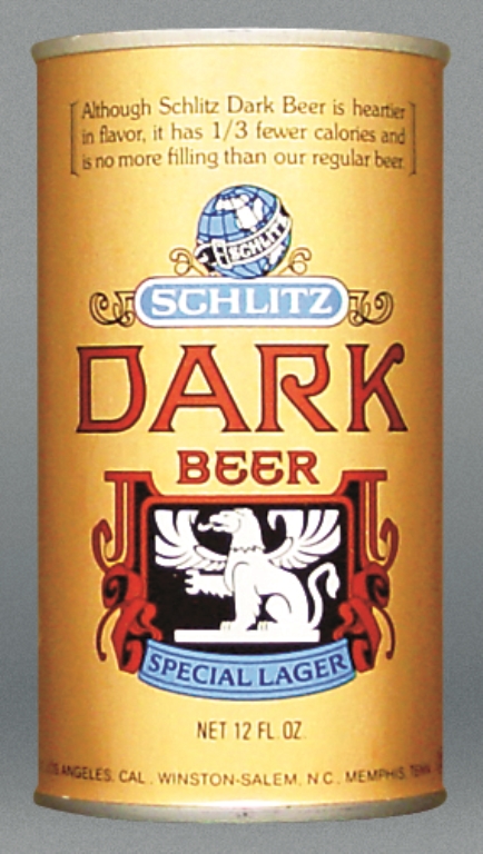 Schlitz Dark Beer Test Can