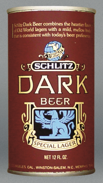 Schlitz Dark Beer Test Can