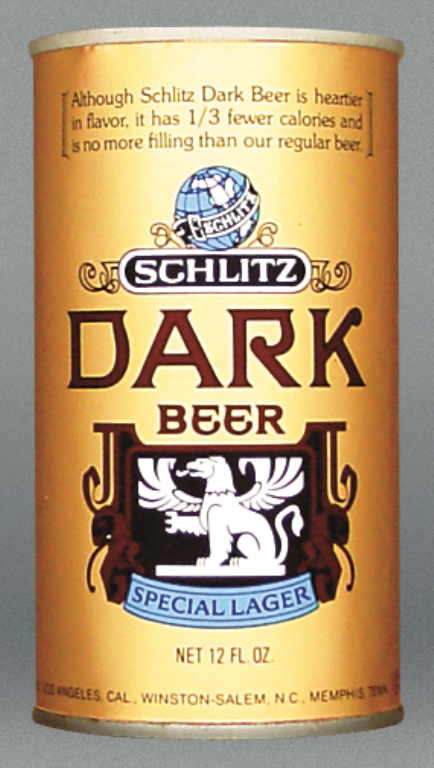 Schlitz Dark Beer Test Can