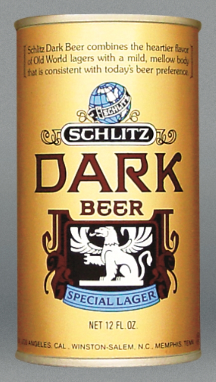 Schlitz Dark Beer Test Can