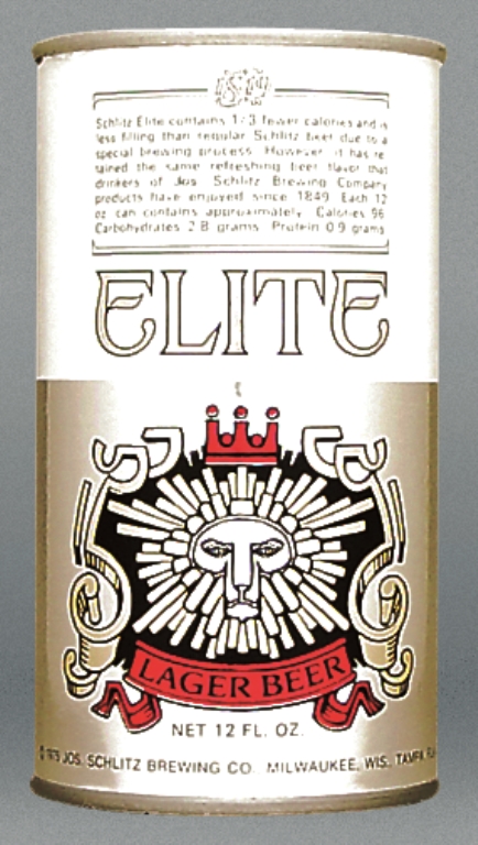 Schlitz Elite Beer Test Can