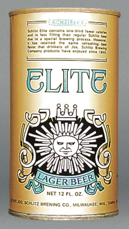 Schlitz Elite Lager Beer Test Can
