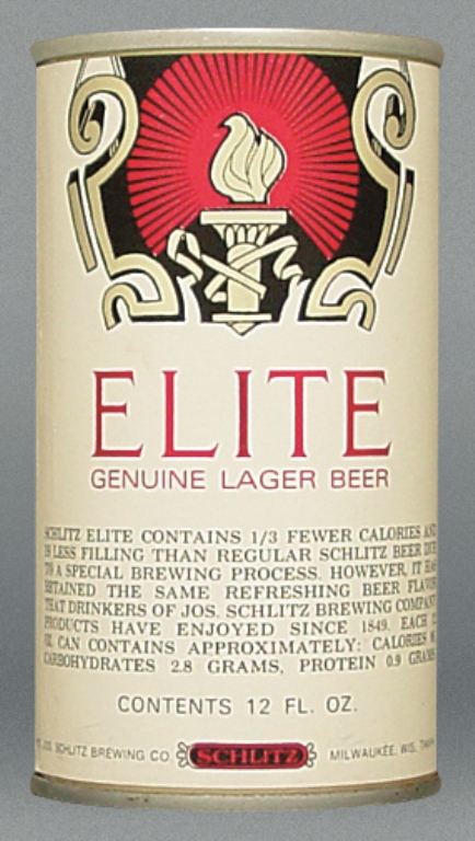 Schlitz Elite Genuine Lager Beer Test Can