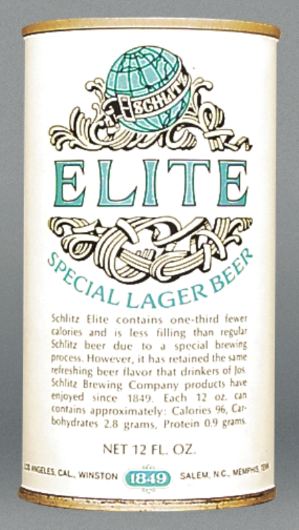 Schlitz Elite Special Lager Beer Test Can