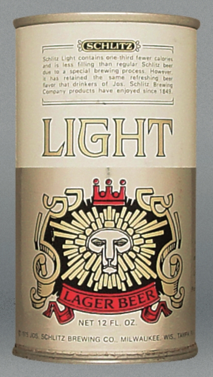 Schlitz Light Lager Beer Test Can