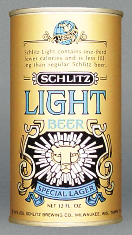 Schlitz Light Special Lager Beer Test Can