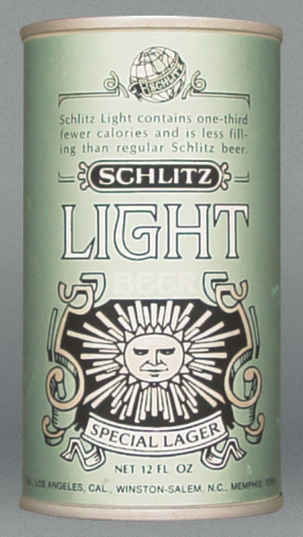 Schlitz Light Special Lager Beer Test Can