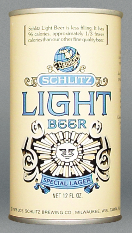 Schlitz Light Special Lager Beer Test Can