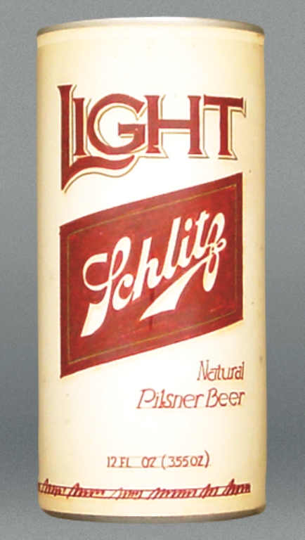 Schlitz Light Natural Pilsner Beer Test Can