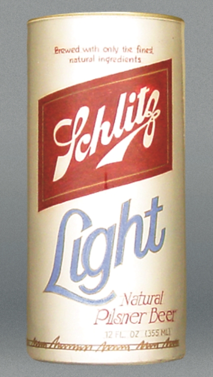 Schlitz Light Natural Pilsner Beer Test Can