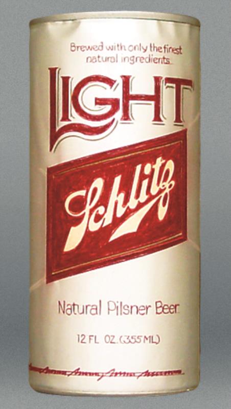Schlitz Light Natural Pilsner Beer Test Can