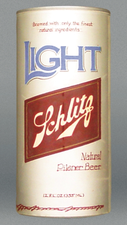 Schlitz Light Natural Pilsner Beer Test Can