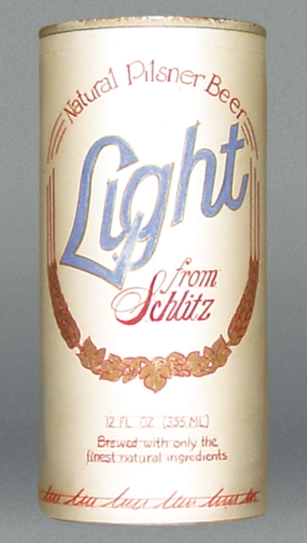 Schlitz Light Natural Pilsner Beer Test Can