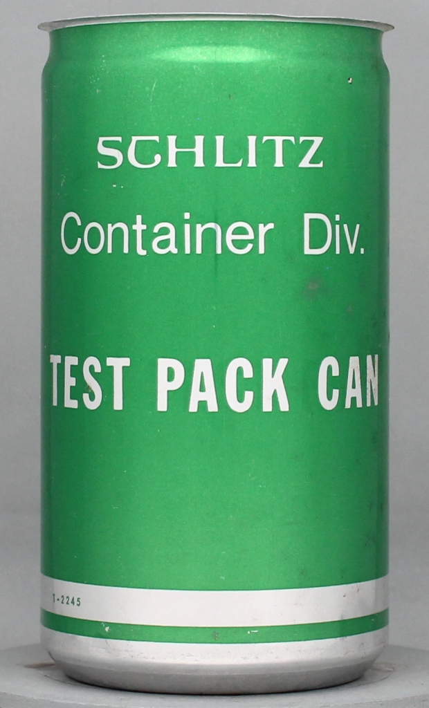 Schlitz Beer Test Can