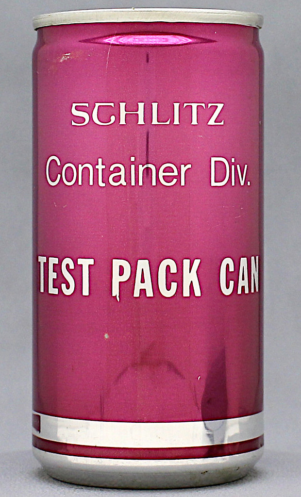 Schlitz Beer Test Can