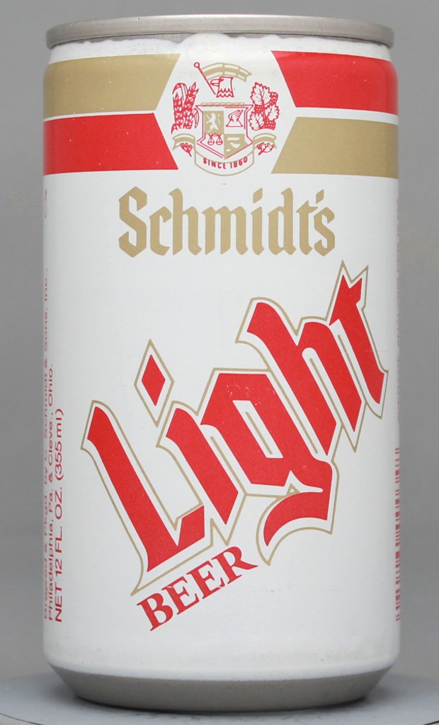 Schmidt's Light Beer Test Can
