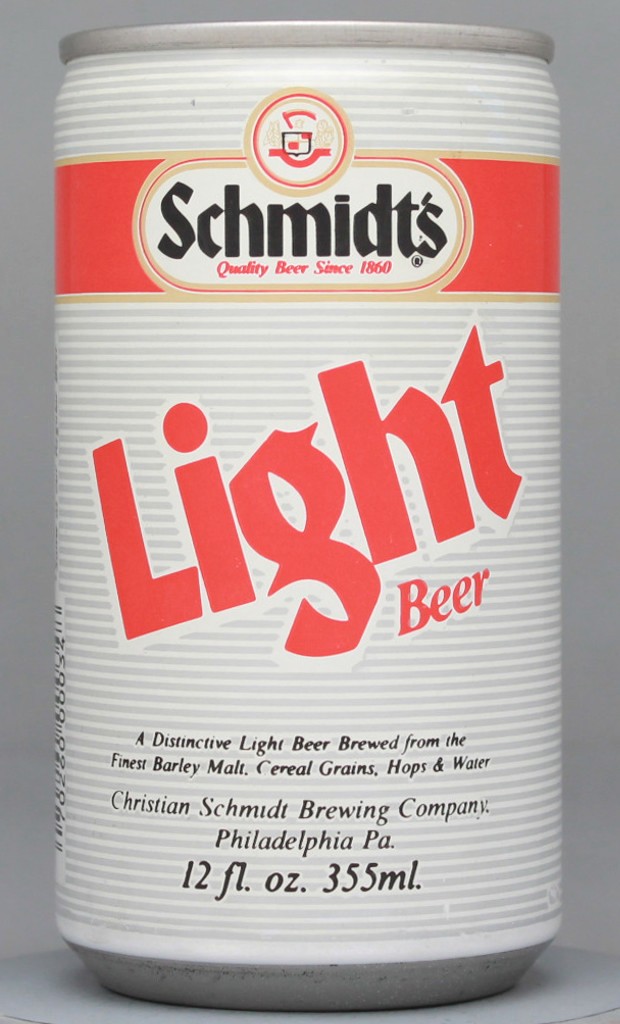 Schmidt's Light Beer Test Can